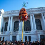 बसन्तपुरमा चीर ठड्याइएसँगै यस वर्षको फागुपर्व सुरु