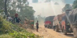 सुक्खा पहिरोले दाउन्नेमा यातायात सेवा अवरुद्ध