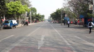 राजनीतिक प्रदर्शनले काठमाडौंको ट्राफिक व्यवस्था चौपट
