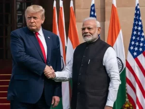 अमेरिकी राष्ट्रपति ट्रम्प र भारतीय प्रधानमन्त्री मोदीबीच फोनवार्ता