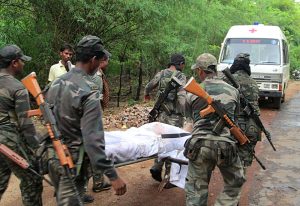 भारतमा सुरक्षा कारबाहीमा २२ विद्रोही नक्सलवादी मारिए
