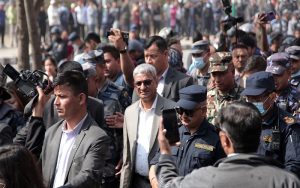धर्मगुरु पुष्कर खतिवडा पक्राउ, तोडफोड पछिको भग्नावशेषको अनुगमन