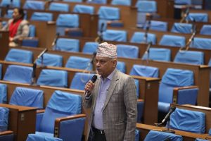 कांग्रेसका मुख्य सचेतक घिमिरेले सदनबाटै माफी मागे