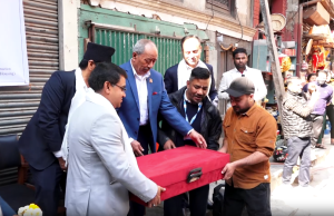 भारतद्वारा सेतो मच्छिन्द्रनाथको आशन बनाउन २४ किलो चाँदी सहयोग