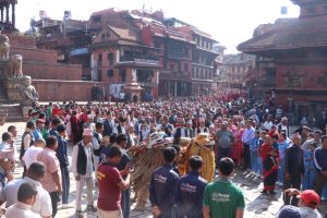 भक्तपुरस्थित लक्ष्मी नरसिंह मन्दिरको उद्घाटन