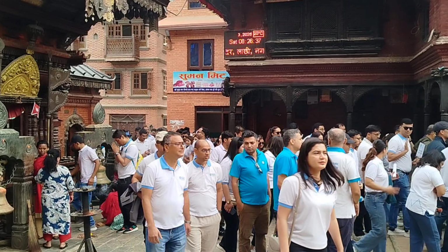 भक्तपुरको मध्यपुर थिमि नगरपालिकामा सम्पदा पद यात्रा