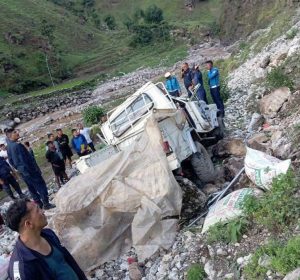 बागलुङको ढोरपाटन जिप दुर्घटनामा मृत्यु हुनेको सङ्ख्या चार पुग्यो