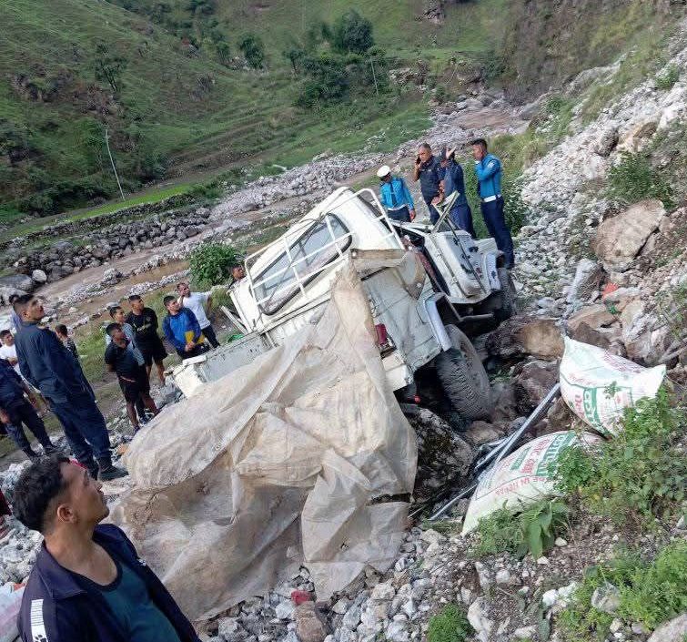 बागलुङको ढोरपाटन जिप दुर्घटनामा मृत्यु हुनेको सङ्ख्या चार पुग्यो