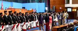 आज पनि रास्वपाका सांसदहरुको बैठकमा अवरोध