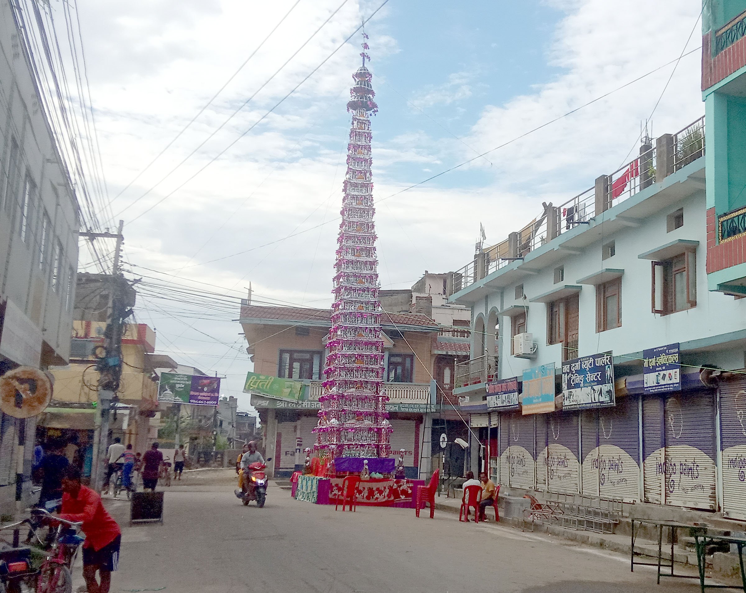 मुसलमान समुदायको मोहर्रम पर्वमा घरघरमा ताजिया