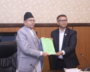 कुलिङ पिरियडसम्बन्धी प्रतिवेदन सभामुखसमक्ष पेश