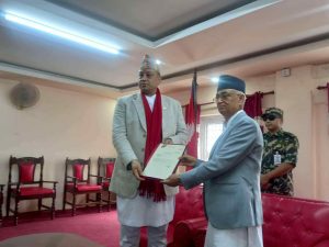 बागमती प्रदेशको मुख्यमन्त्रीमा इन्द्र बानियाँ नियुक्त
