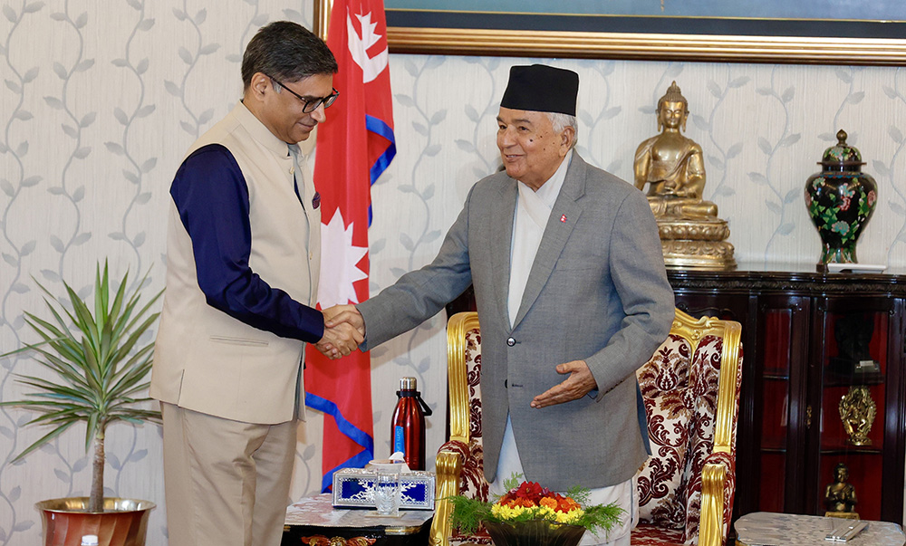 नेपाल भारतको प्रगतिबाट लाभ लिन चाहन्छ : राष्ट्रपति पौडेल