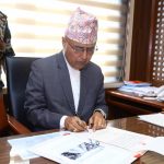 अर्थमन्त्री खनालद्वारा पदबहाली