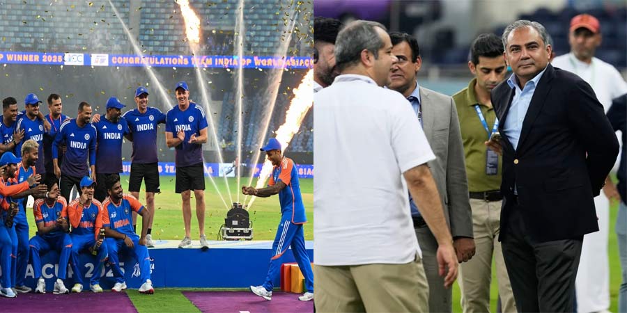 खेल जितेर पनि ट्रफी नलिने यी भारतीय टिम जो अडानमा अडिग रहे