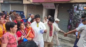 नयाँ बालकुमारी आर्यताराको कुमारीको आसनमा विराजमान