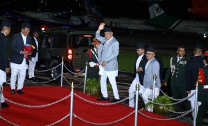 प्रधानमन्त्री ओली चीन भ्रमण सकेर स्वदेश फर्किए