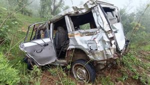 पाँचथरमा बोलेरो जीप दुर्घटना हुँदा पाँच जनाको मृत्यु