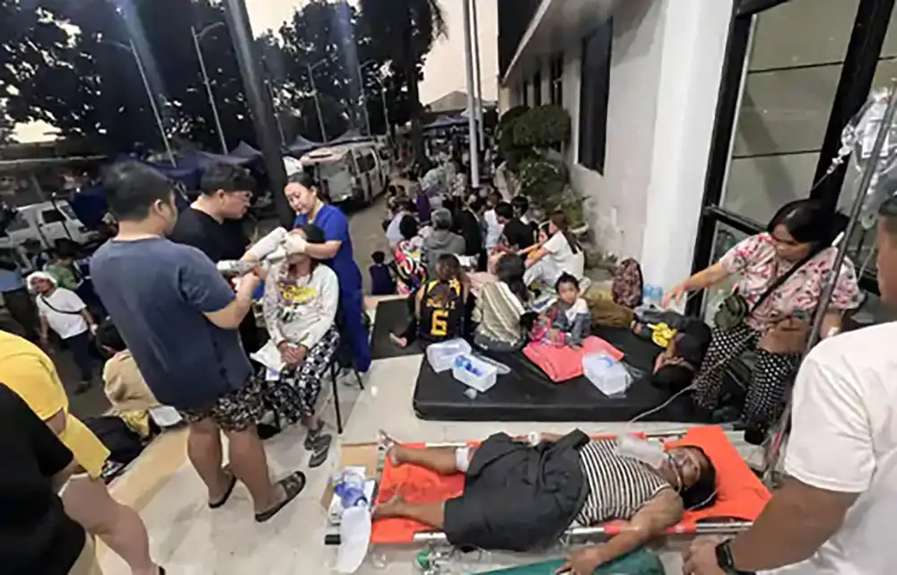 फिलिपिन्सको सेबु प्रान्तमा ६.९ रेक्टर स्केलको भूकम्पबाट ६९ जनाको मृत्यु