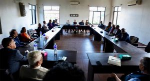 कांग्रेस पदाधिकारी बैठक बिना निष्कर्ष टुंगियो