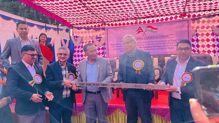 भारतद्वारा नेपाललाई १० बेली ब्रिज सहयोग