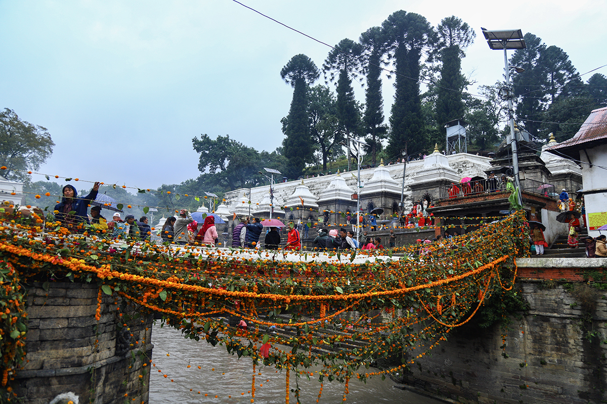 हरिबोधिनी एकादशीको अवसरमा पशुपतिमा तोरण