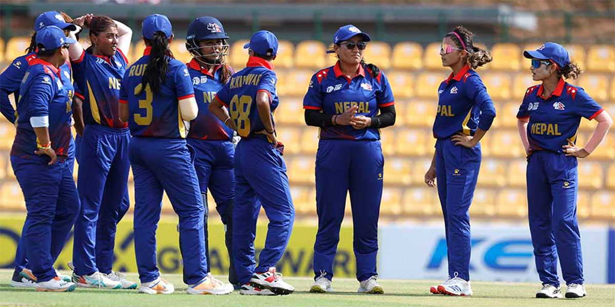 राष्ट्रिय महिला क्रिकेट टिम पराजित