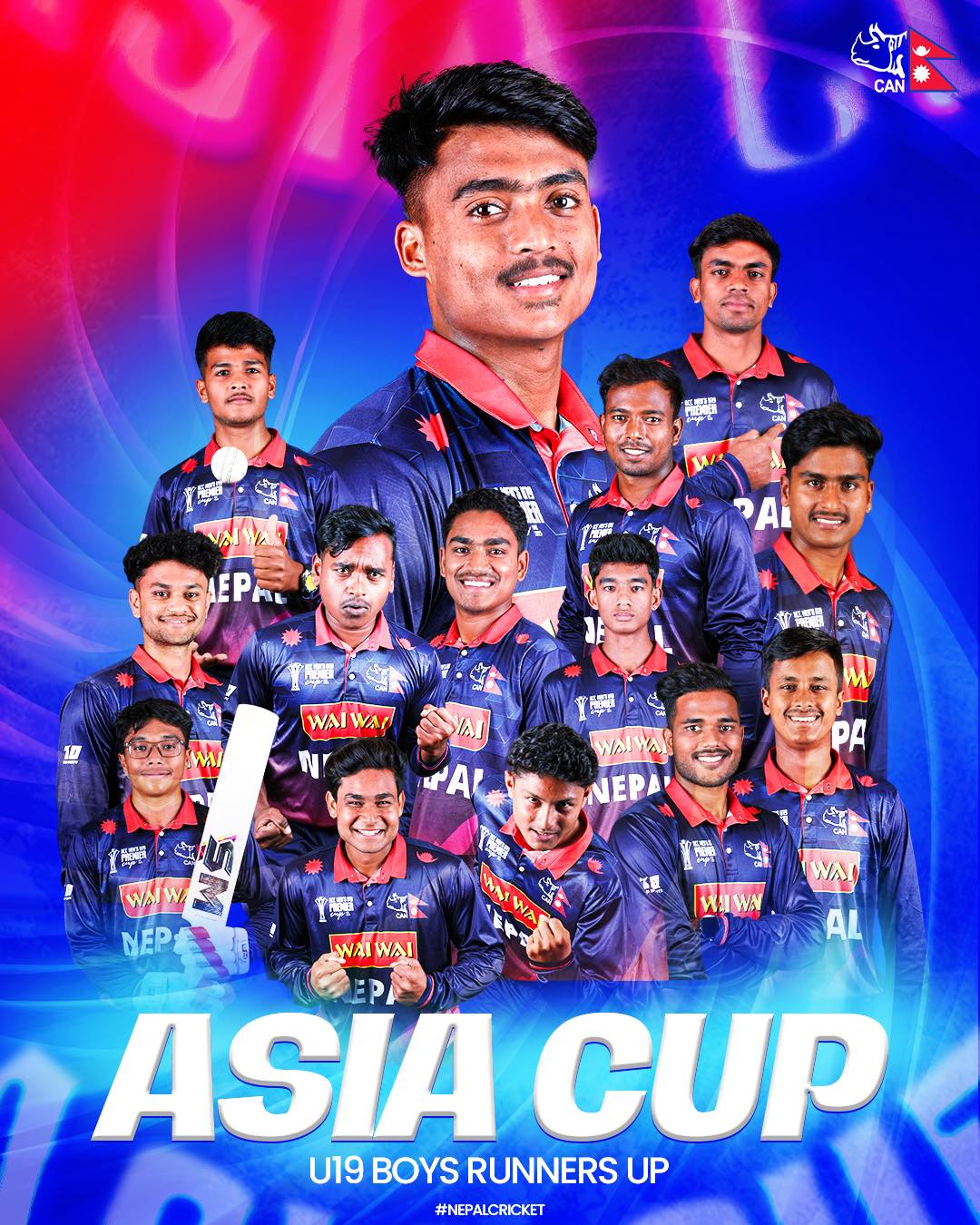 नेपालले पहिलो खेल डिसेम्बर १३ मा श्रीलङ्कासँग खेल्ने