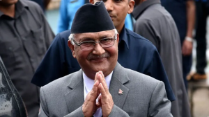 ईश्वर पोखरेललाई ११२९ मतले पछार्दै केपी शर्मा ओली तेस्रोपटक अध्यक्षमा निर्वाचित