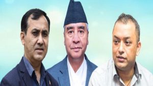 अन्ततः गगन-विश्वसँग वार्ता गर्दै देउवा