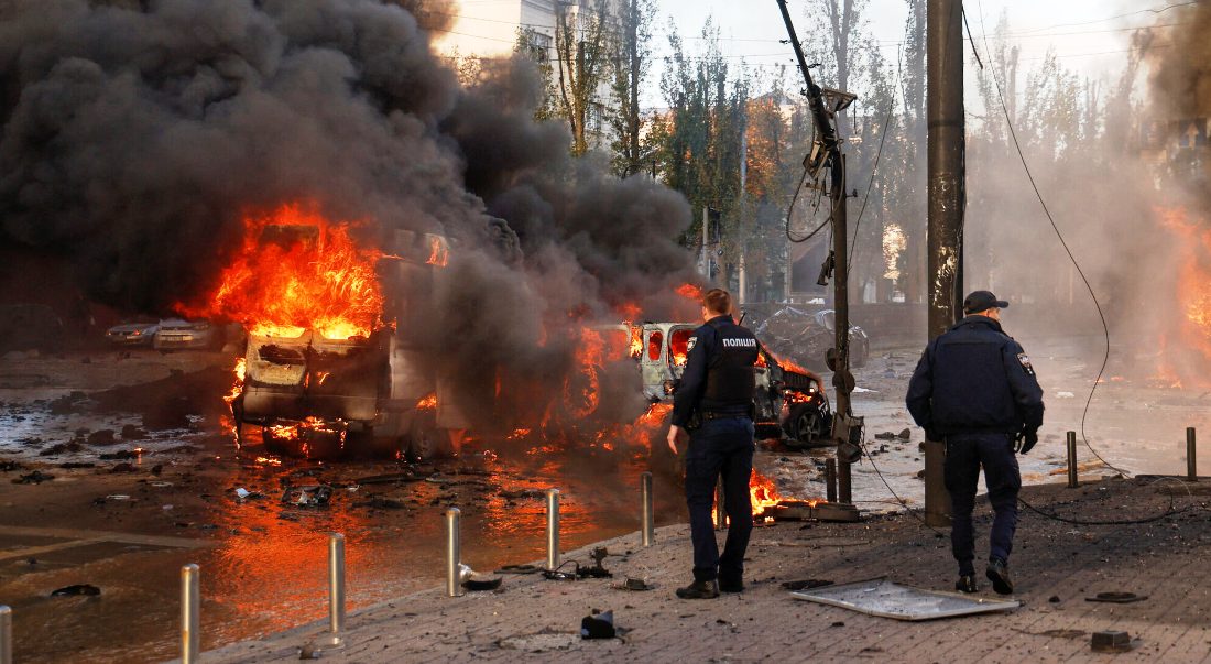 रुसी आक्रमणबाट युक्रेनको किएभ र खार्किभ प्रभावित