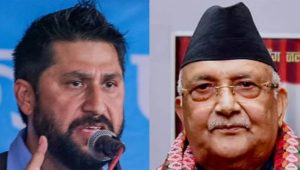 एमालेको आरोप रास्वपाले झण्डा जलायो, रास्वपाले भन्यो जलाएका छैनौं