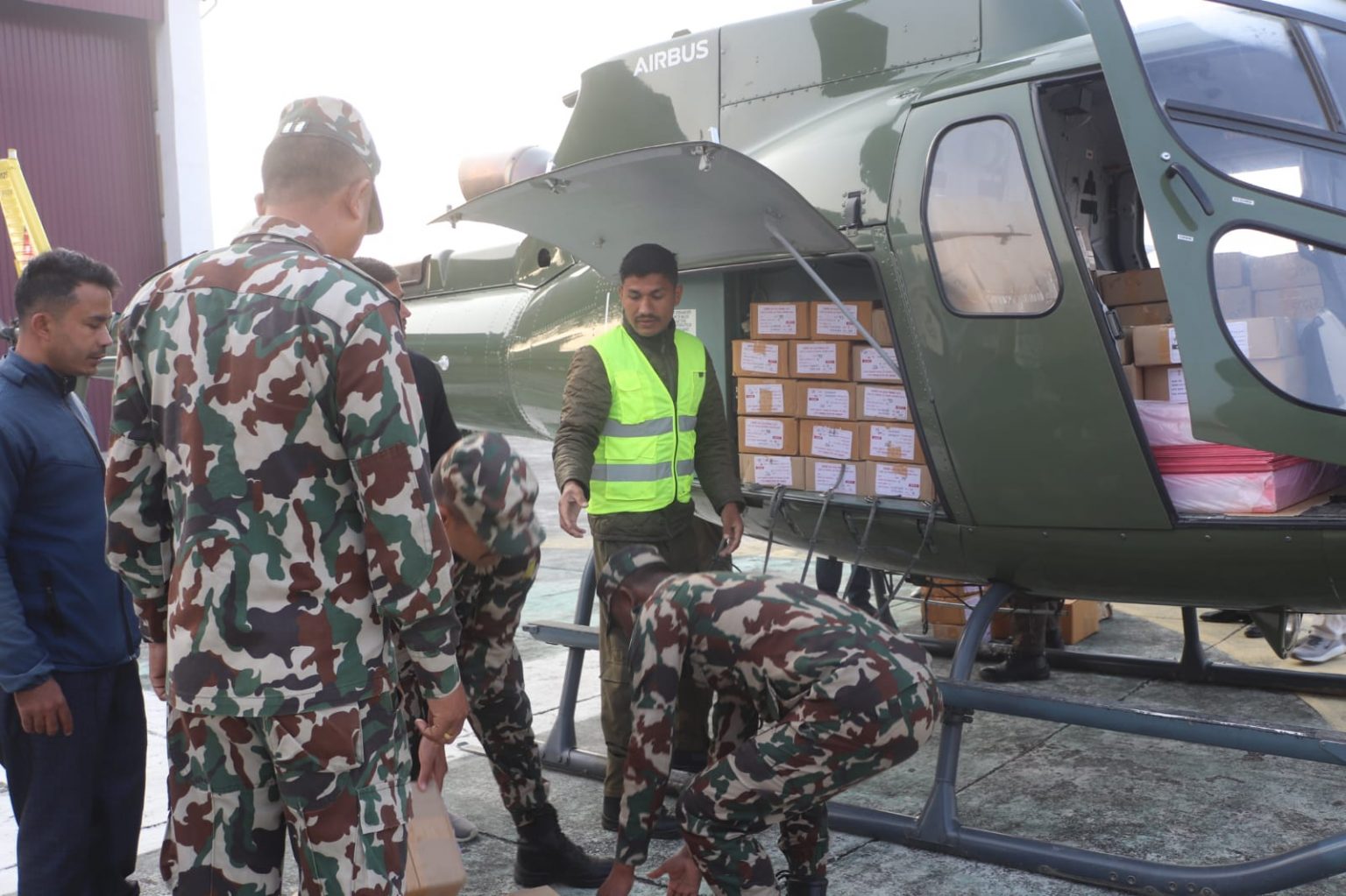 निर्वाचन सुरक्षा व्यवस्थापन गर्दै नेपाली सेना