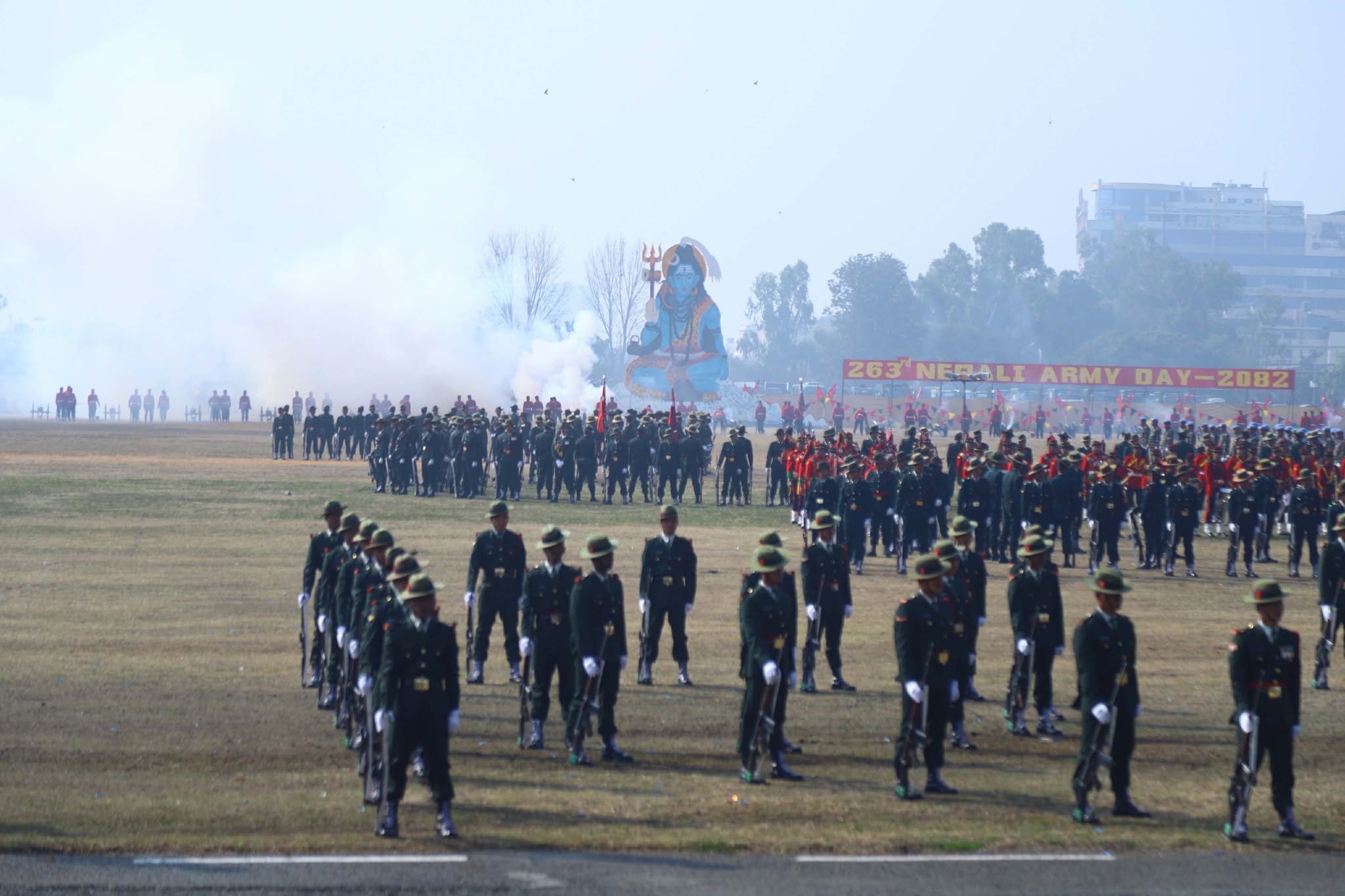 नेपाली सेनाको २६३ औँ वार्षिकोत्सव समारोह सम्पन्न