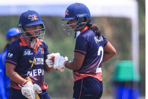 महिला क्रिकेट : बाहिरियो नेपाल