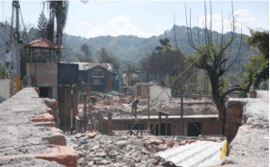 देउवाको बूढानीलकण्ठस्थित घर भत्काइँदै