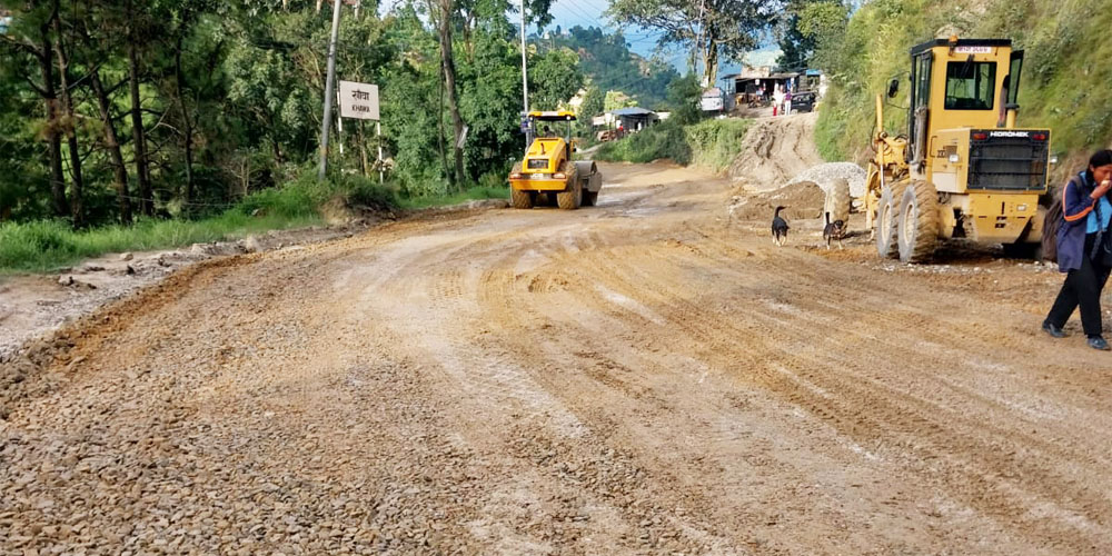 चैतमा धुलिखेल–खावा सडक राति दुई हप्ता बन्द गरिने