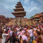 भक्तपुरमा यस वर्षको होलीको रौनक