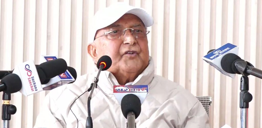 एमाले महाभारतको पाण्डव पक्ष भएको ओलीको कथन