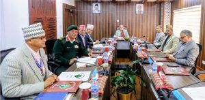 सिंहदरबारमा राष्ट्रिय सुरक्षा परिषद्को बैठक