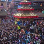 भक्तपुरमा पहिलोपटक महिलाले मात्र ताने भद्रकालीको रथ
