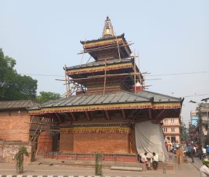 पशुपति क्षेत्रस्थित जयवागेश्वरीको ‘कलेवर’ फेरिँदै