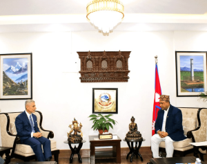 खनाल र अमेरिकी सहायक विदेशमन्त्री कपुरबिच भेट