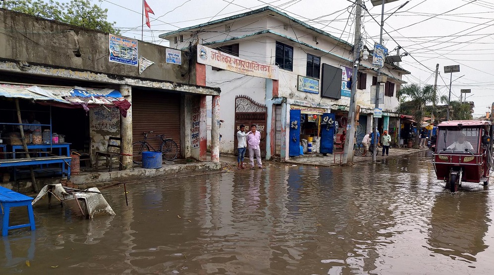 असिना पानीका कारण जलेश्वर जलमग्न
