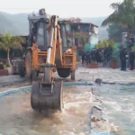 पोखरामा पनि बालेनको डोजर चल्यो