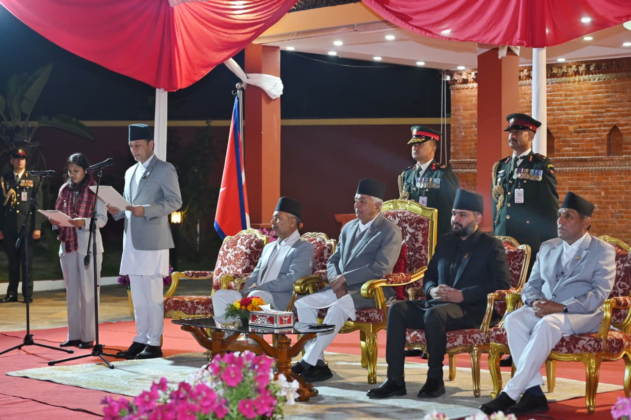 उपसभामुखको शपथ ग्रहण