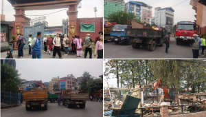 थापाथली सुकुम्बासी बस्ती खाली, मनहरामा झडप