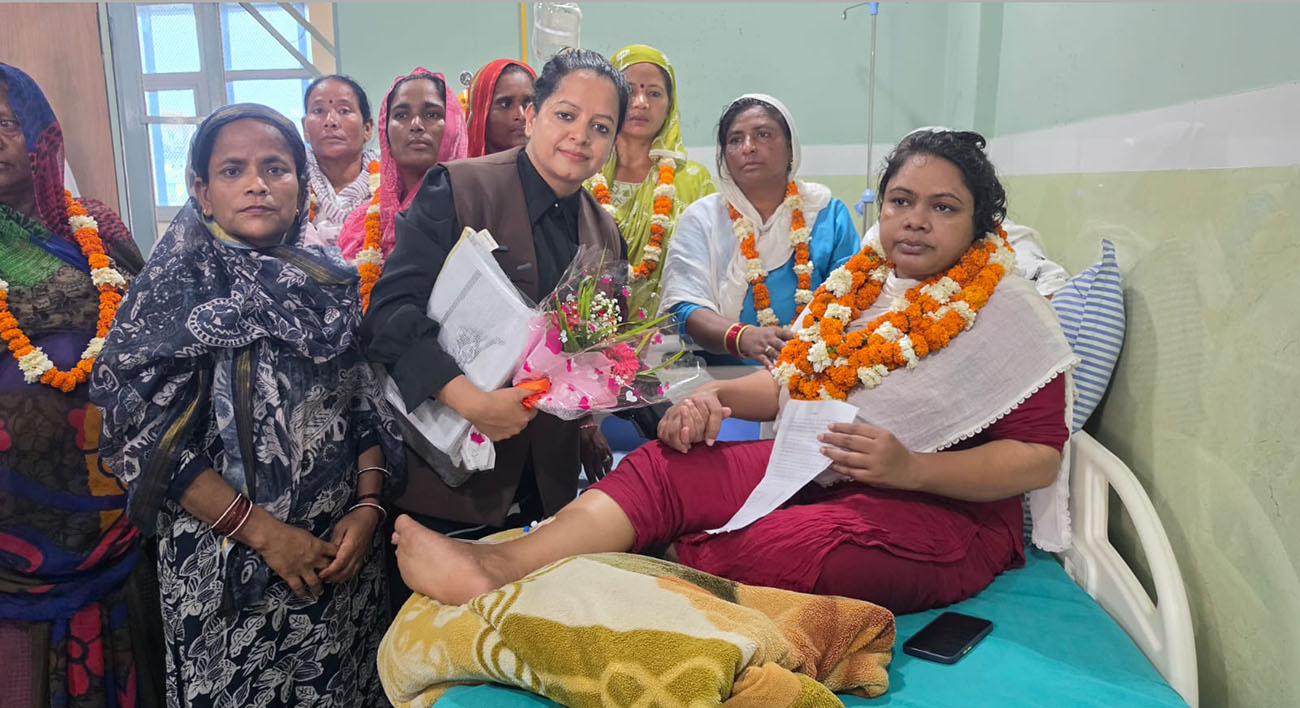 अधिकारकर्मी रूबी खानको अनशन तोडियो, ५ बुँदे सहमति