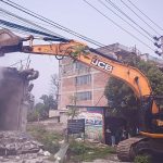 पोखराको फिर्केखोलामाथिका संरचना भत्काउन सुरु