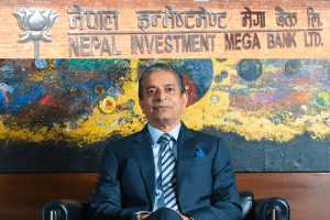 इन्भेष्टमेन्ट मेगा बैंकका सिइओ पाण्डे पक्राउ